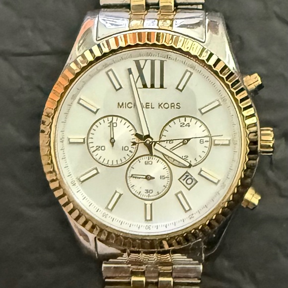 Michael Kors Two-Tone Chronograph Watch - Picture 6 of 8